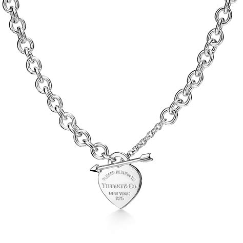 replica tiffany and co heart necklace|heart shaped necklace for wife.